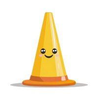 癒しの三角コーンちゃんアイコン